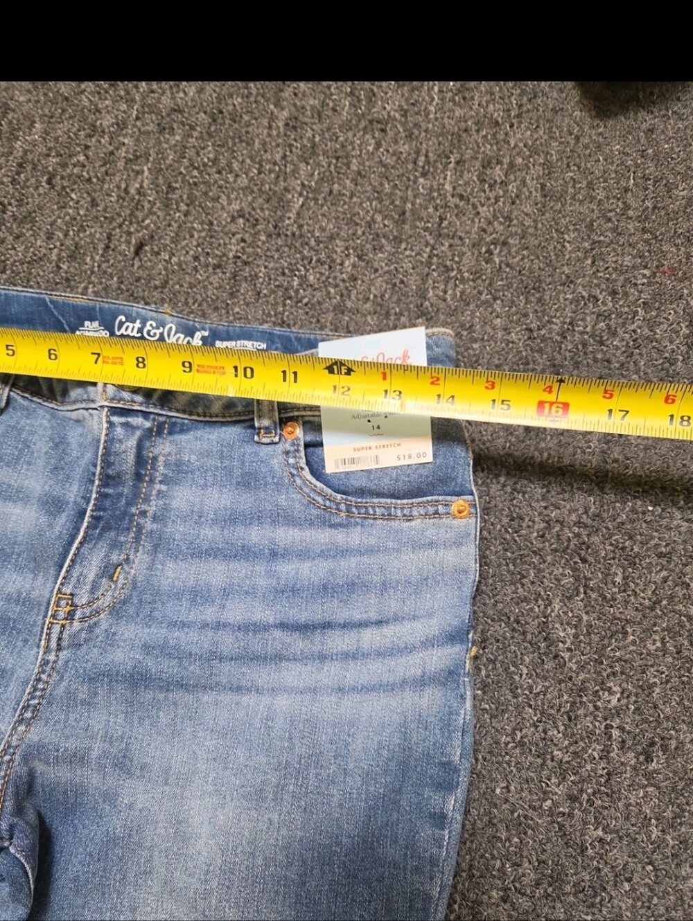Cat & Jack Kids Size 14 Jeans & Jacket - Picture 4 of 7